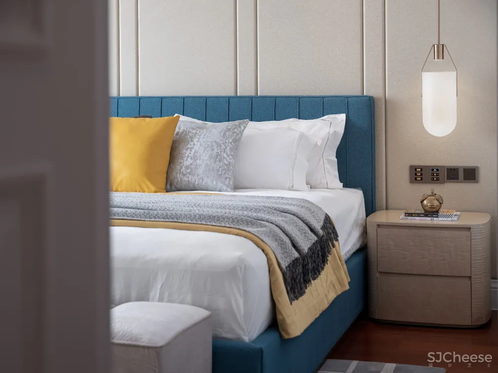 175㎡现代轻奢风样板间,素雅精致的艺术内核! 鸿艺源设计