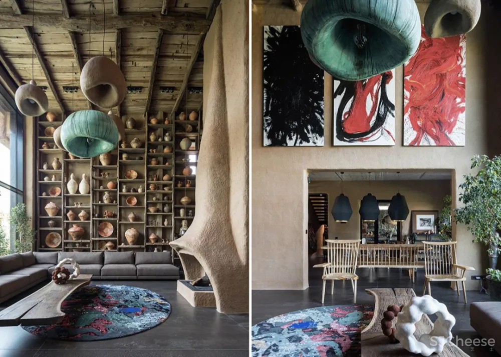 370㎡建筑师的私人别墅,混搭的侘寂美学 sergey makhno