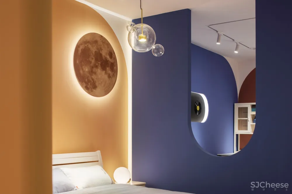 趣味十足的色彩空间,满满的艺术格调 辛视设计