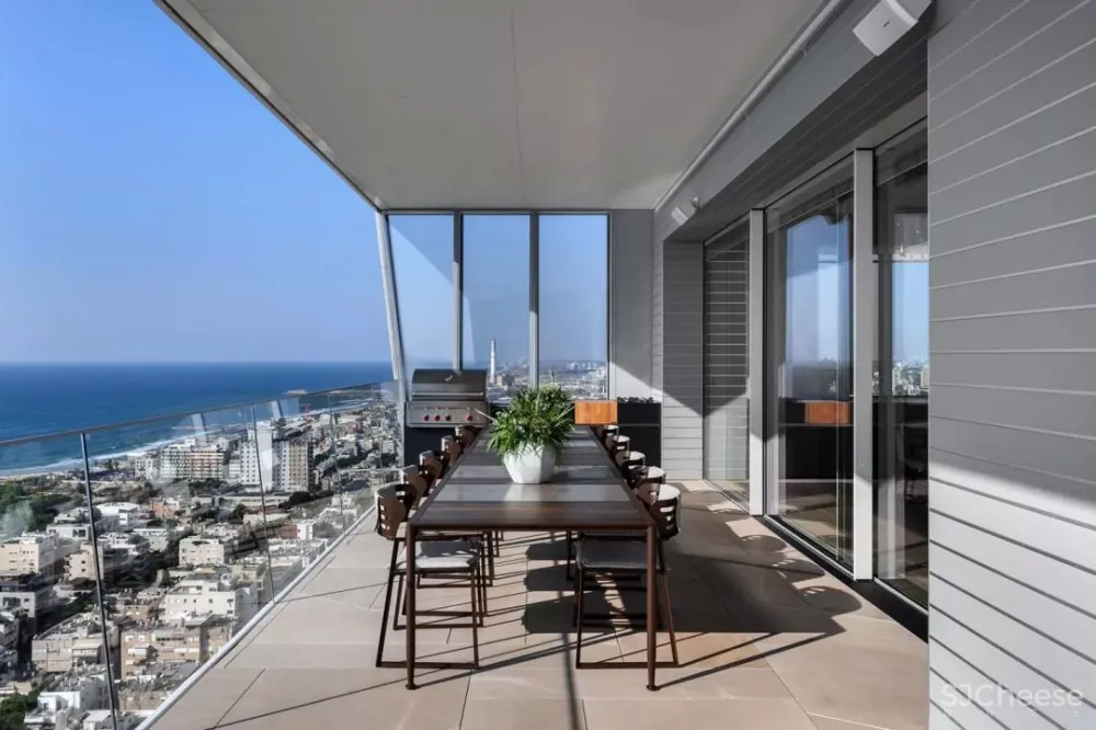 370㎡ 奢华顶层, 细部让空间更奢华 Yael Gal