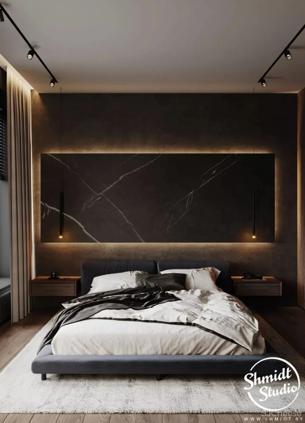 优雅时尚的高级灰 莫斯科轻奢质感住宅 Gennady Shmidt