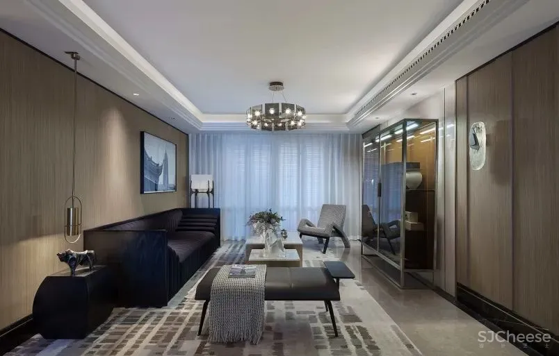 上海复地雅园公馆:黑白摩登,人文写境 G K桂睿诗设计