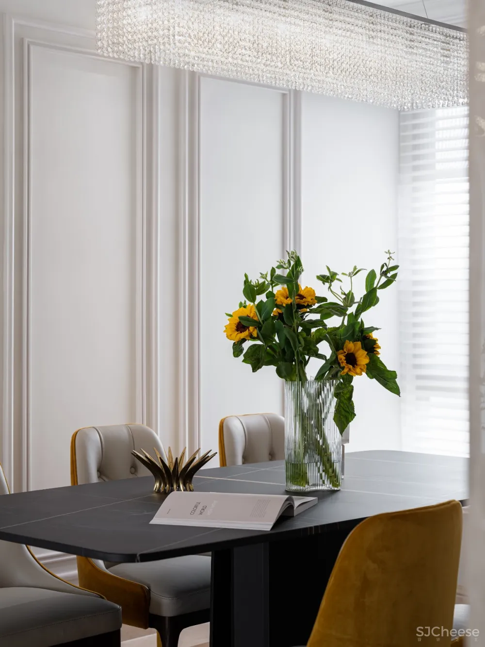 175㎡现代轻奢风样板间,素雅精致的艺术内核! 鸿艺源设计