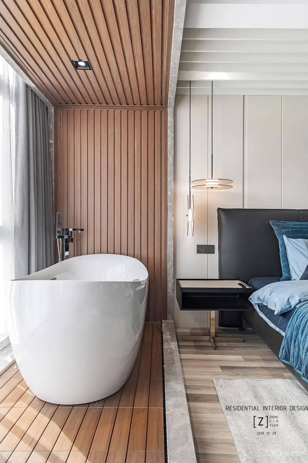 维也纳森林——260㎡现代简约风 原木色系住宅 郑鑫源