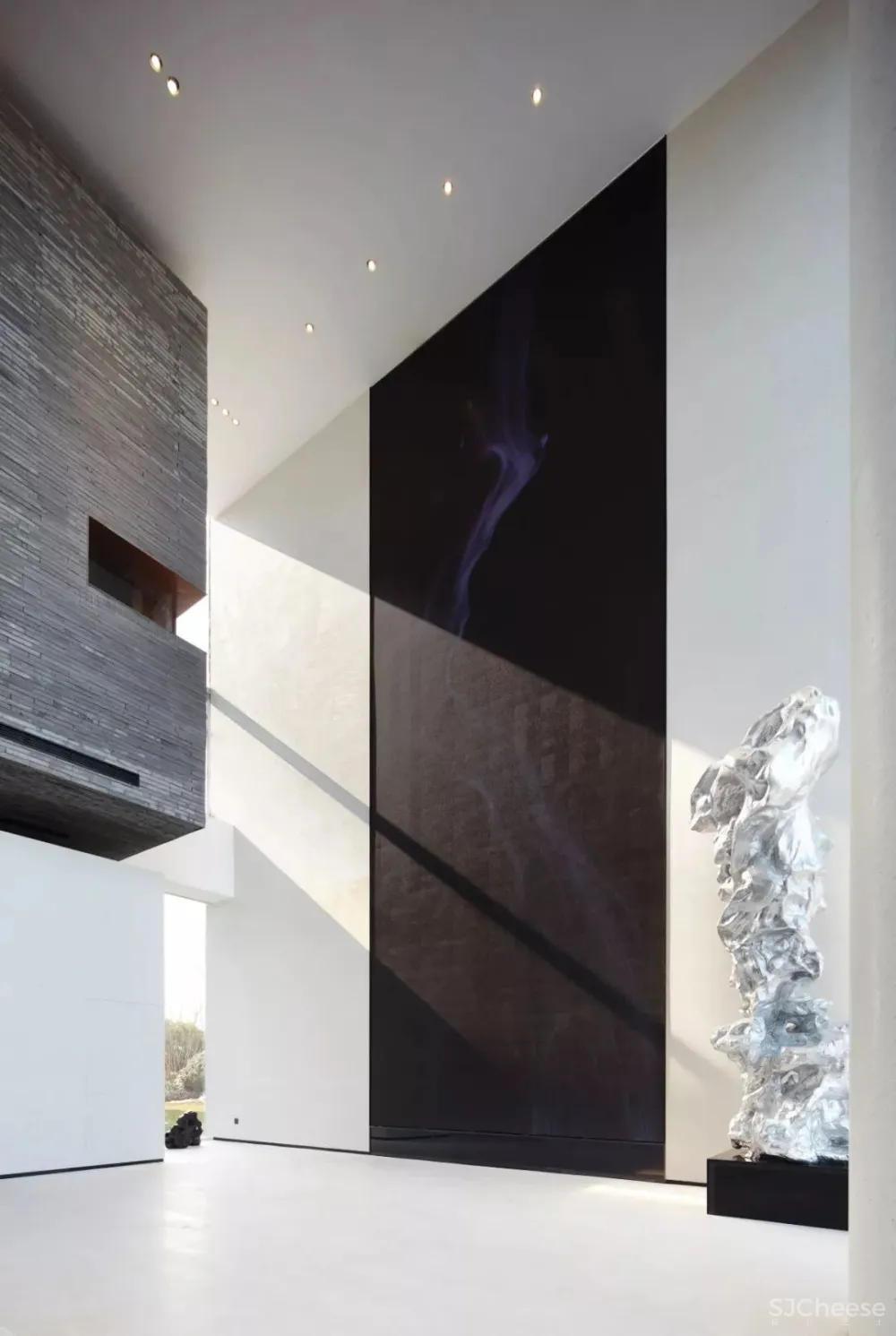 极简白 灰砖,格调十足的先锋艺术馆! 共生形态