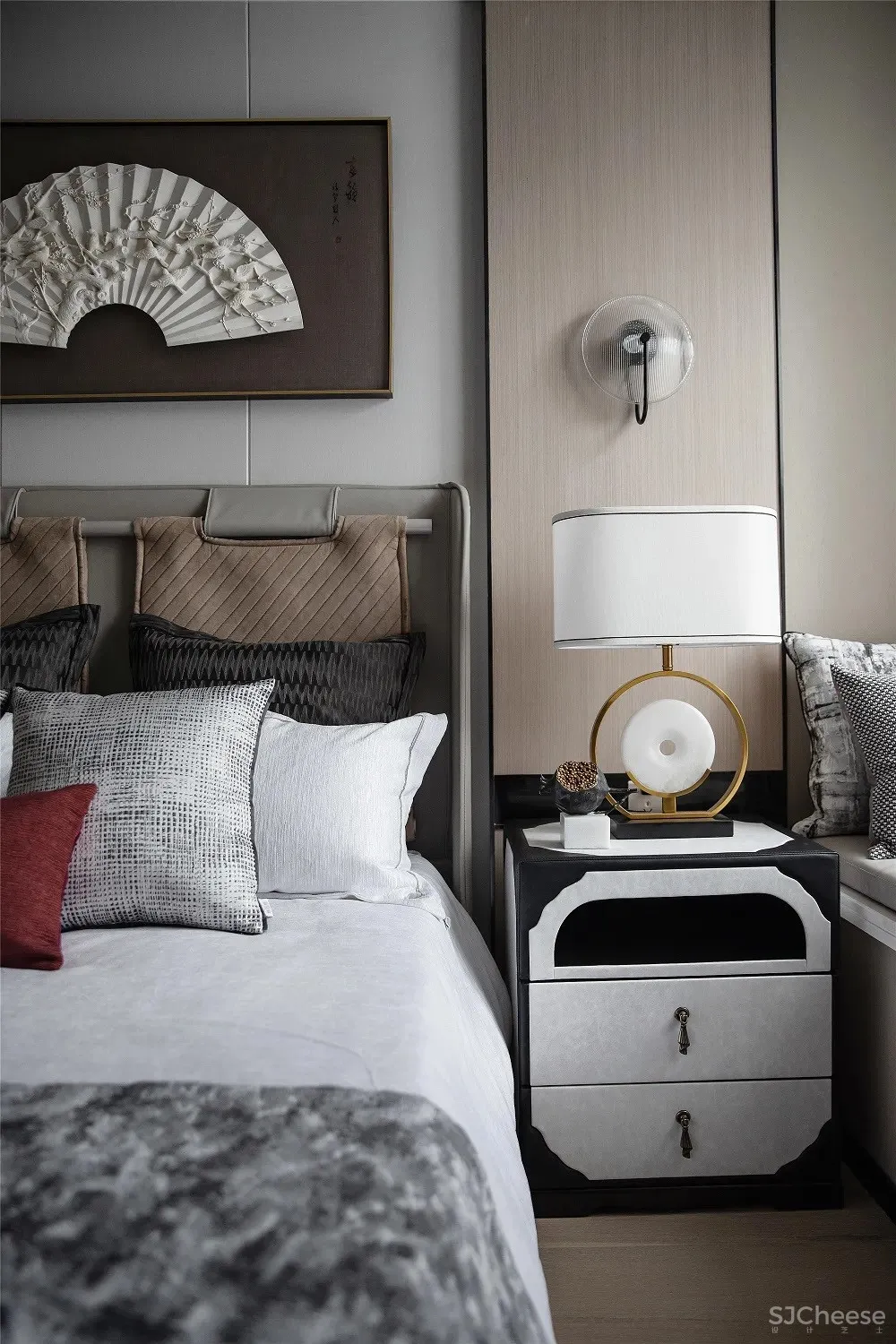 143m2新中式样板间，东方的现代艺韵 品辰设计