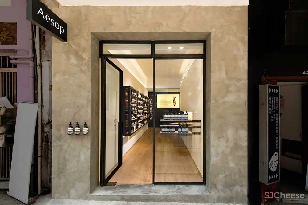 Tour of Aesop Stores Around The World .