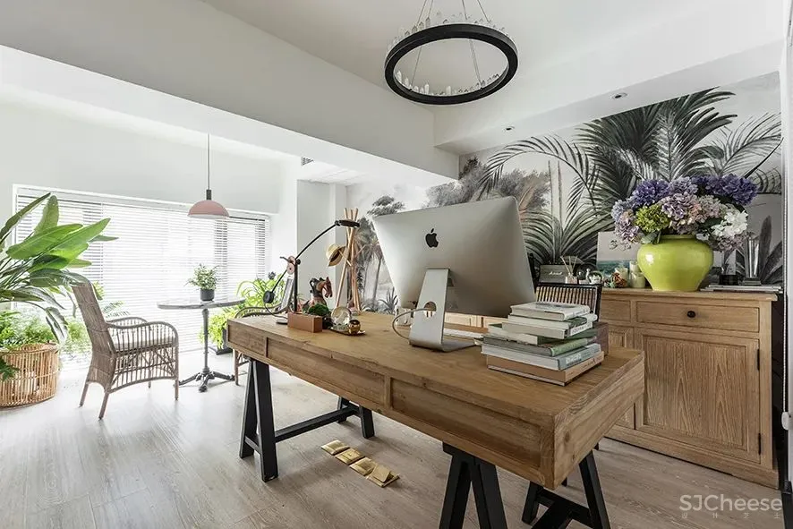 借由色彩和几何美学,构建风格多元化的设计工作室 成都锦上空间装饰设计公司