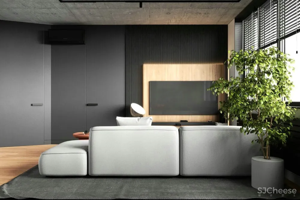 北欧居所遇上工业元素的精致美，随性的家