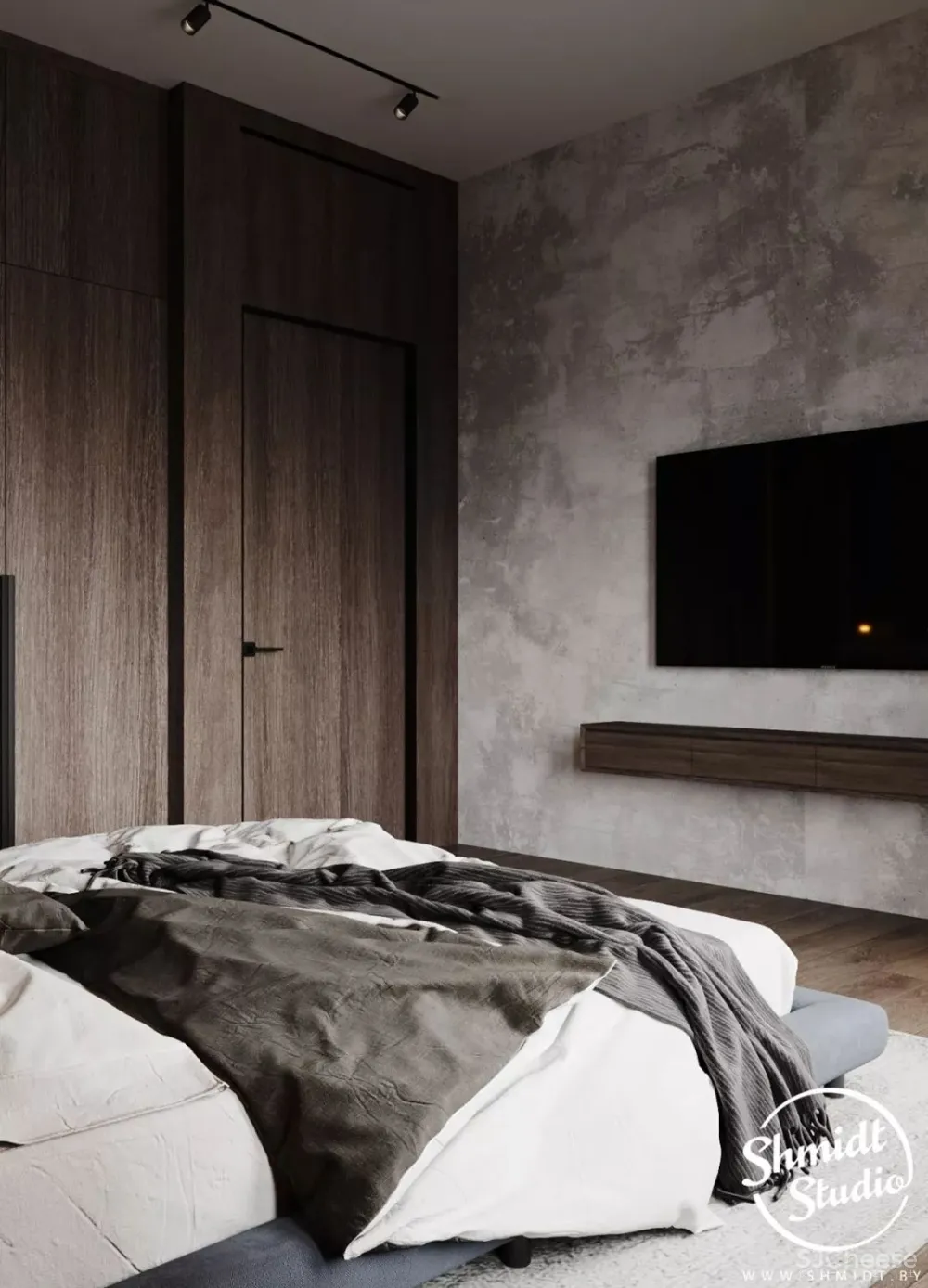 优雅时尚的高级灰 莫斯科轻奢质感住宅 Gennady Shmidt