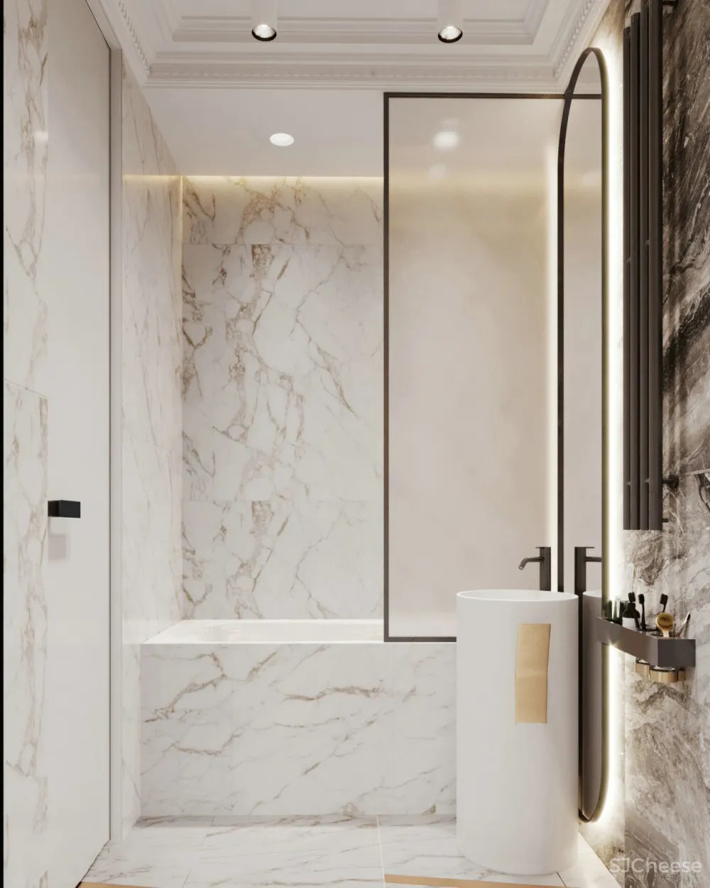 现代轻奢的质感美，极具特色化的居所！