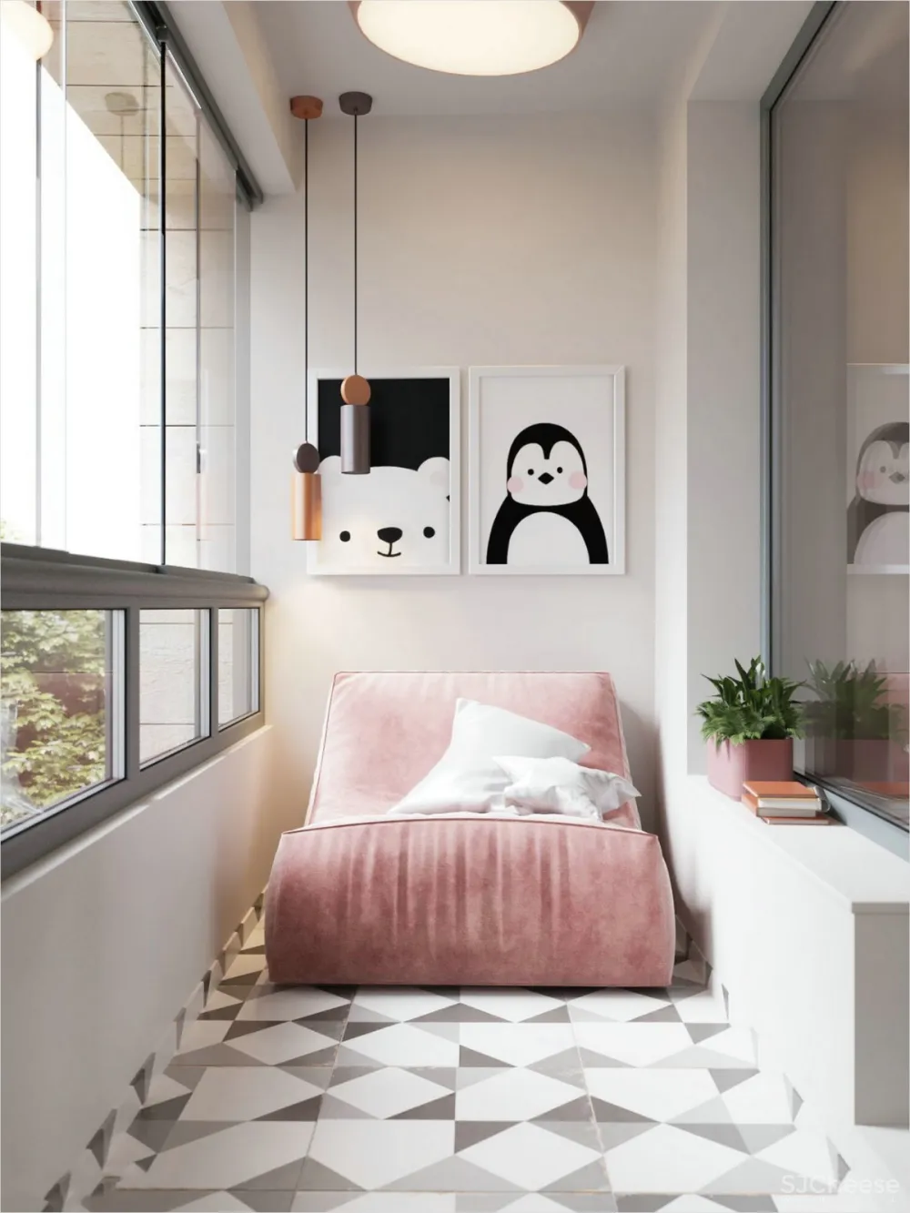 暖色系的精致，舒适而不失浪漫的居所