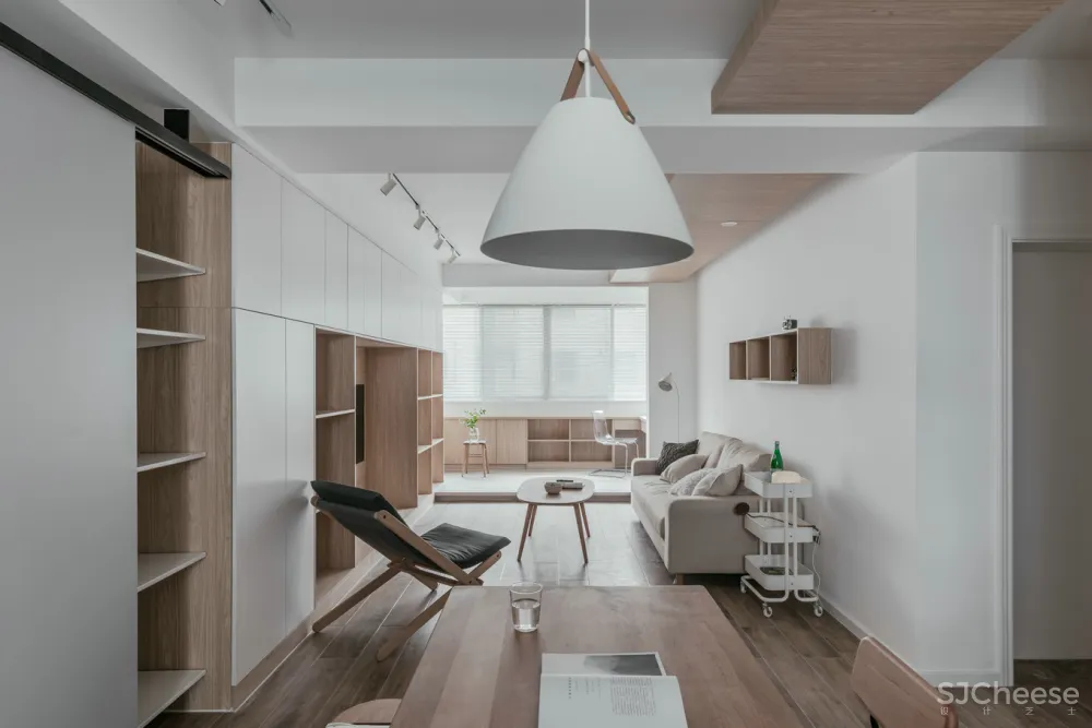 苏州120㎡现代简约风住宅,原木风的家! 一野设计