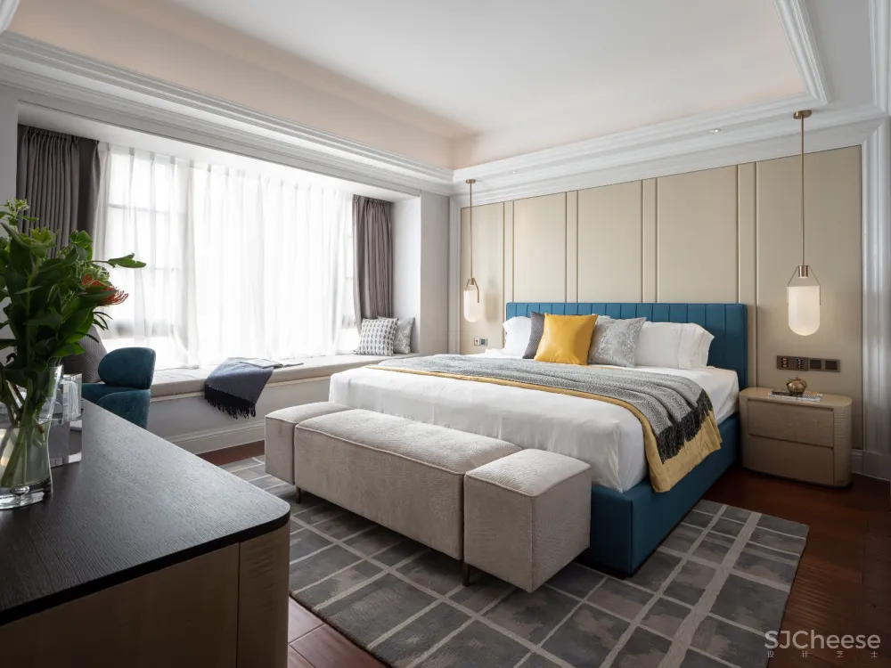 175㎡现代轻奢风样板间,素雅精致的艺术内核! 鸿艺源设计