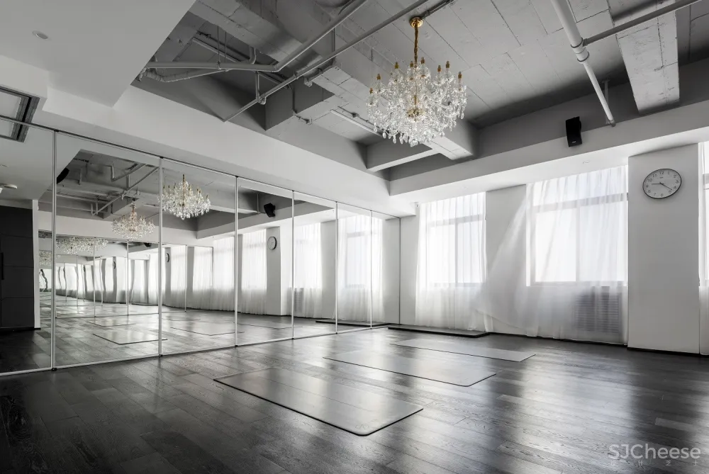 青岛MANI瑜伽会所设计-“风不停水流动”这一理念贯穿整体 艺科设计