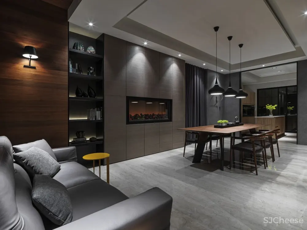 现代风大宅,优雅时尚,质感端庄