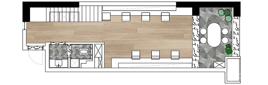 借由色彩和几何美学,构建风格多元化的设计工作室 成都锦上空间装饰设计公司