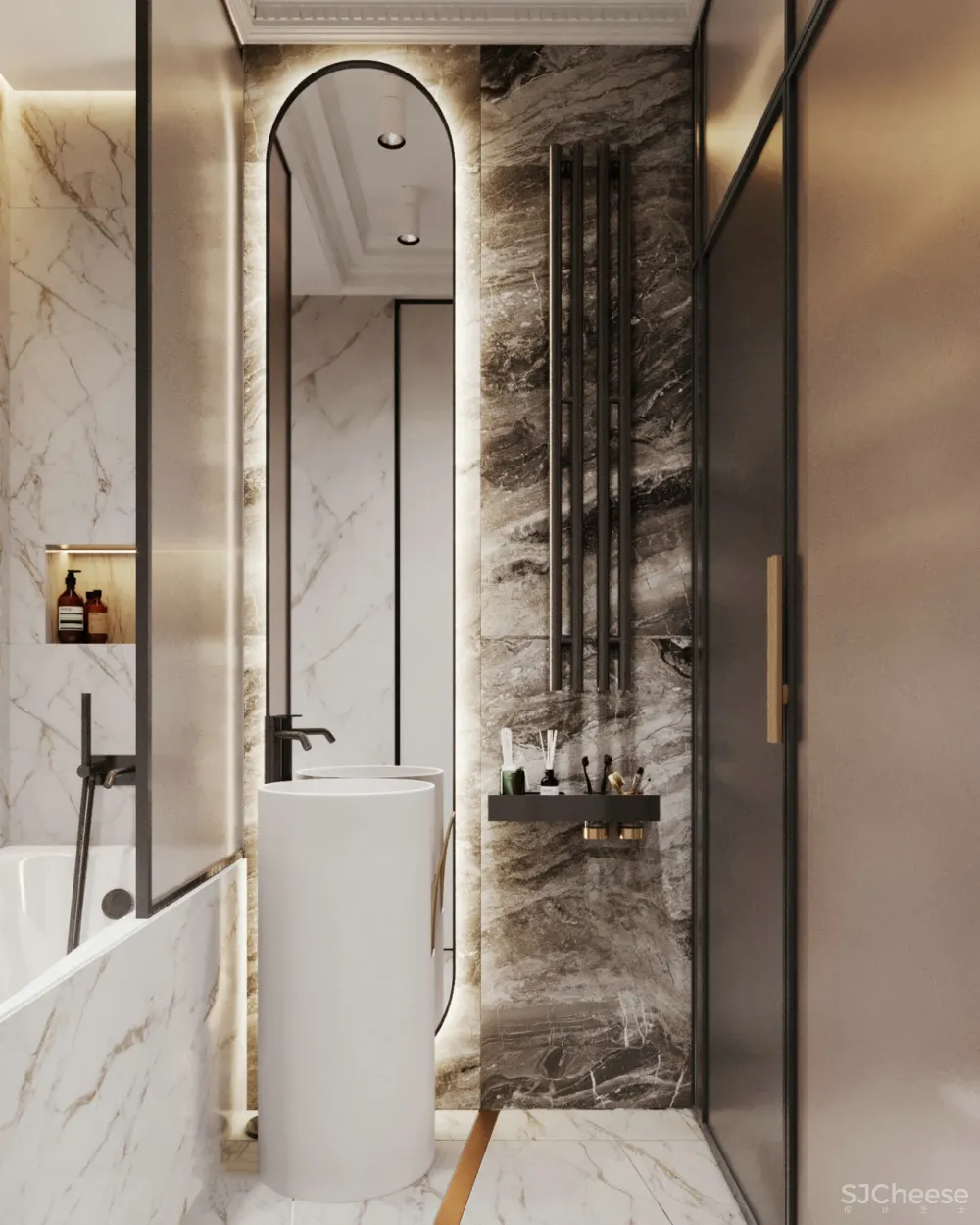 现代轻奢的质感美，极具特色化的居所！