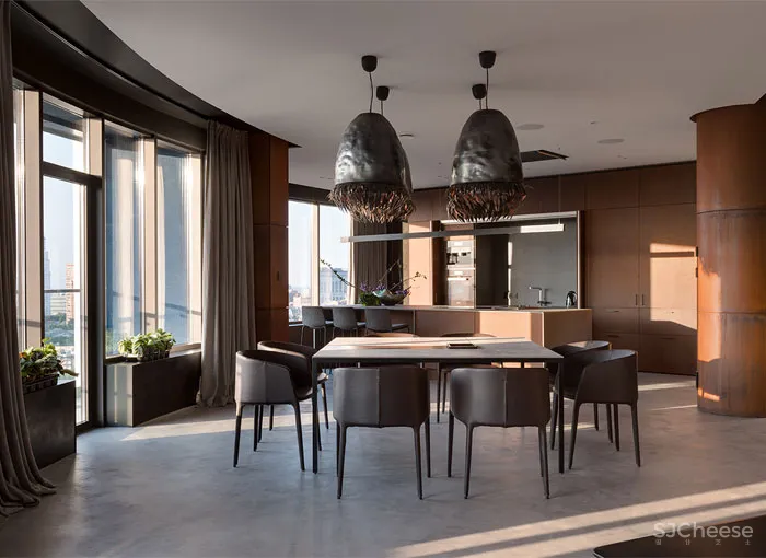 简约单身公寓,让生活充满质感而不受束缚 Sergey Makhno Architects