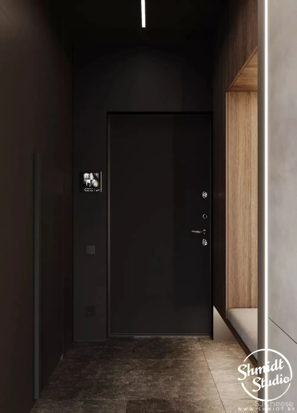 优雅时尚的高级灰 莫斯科轻奢质感住宅 Gennady Shmidt