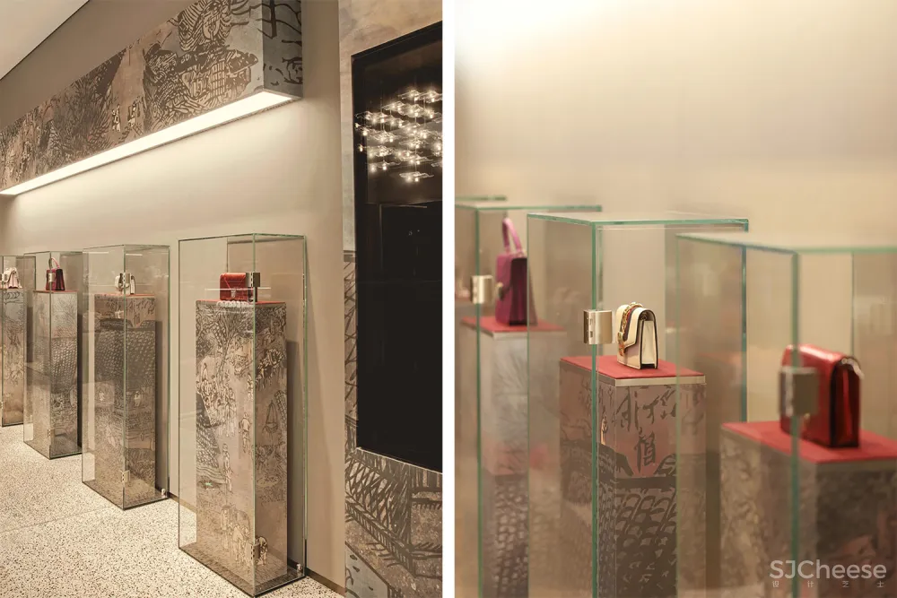 400㎡“华夏典当行品真阁”概念旗舰店 八荒设计