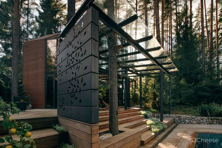 树林中的健身会所 Horomy 设计工作室