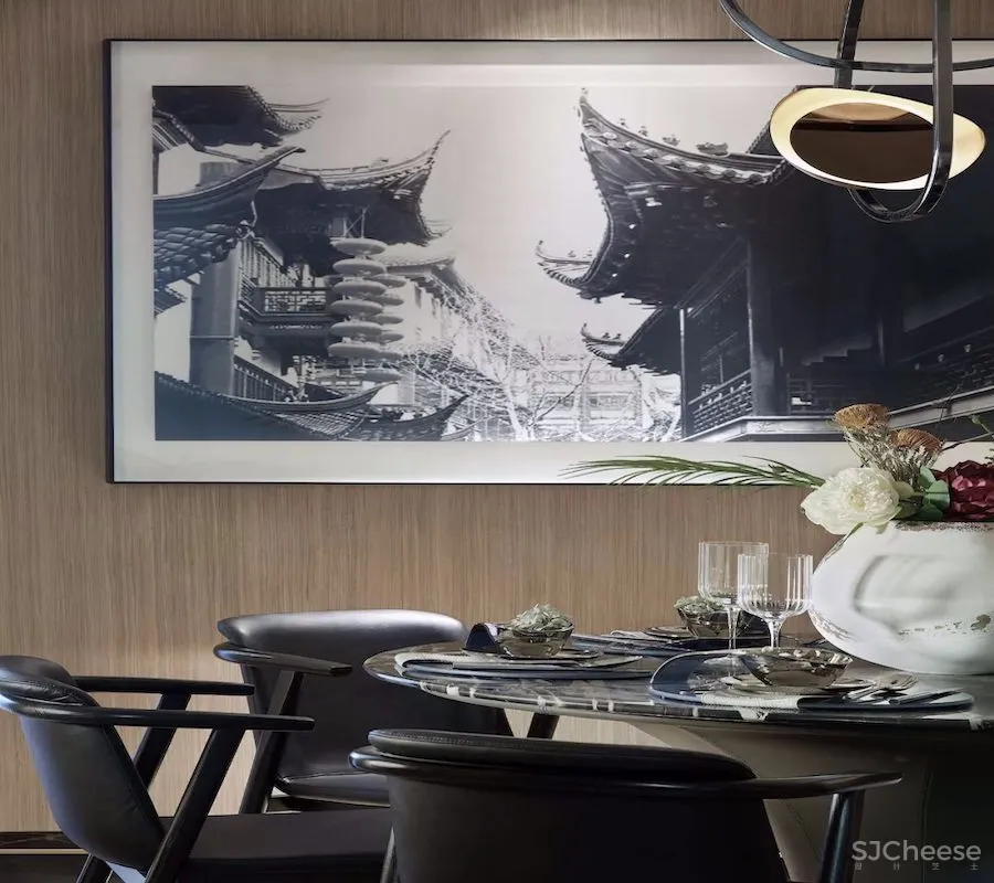 G&K桂睿诗设计丨上海复地雅园公馆：黑白摩登，人文写境