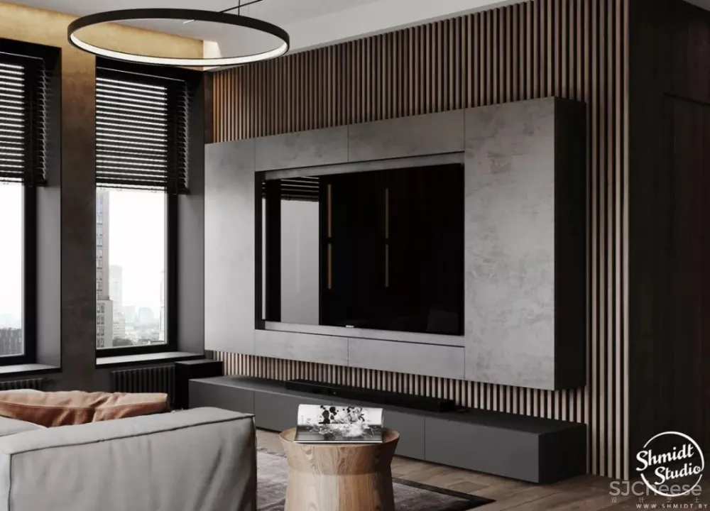 优雅时尚的高级灰 莫斯科轻奢质感住宅 Gennady Shmidt