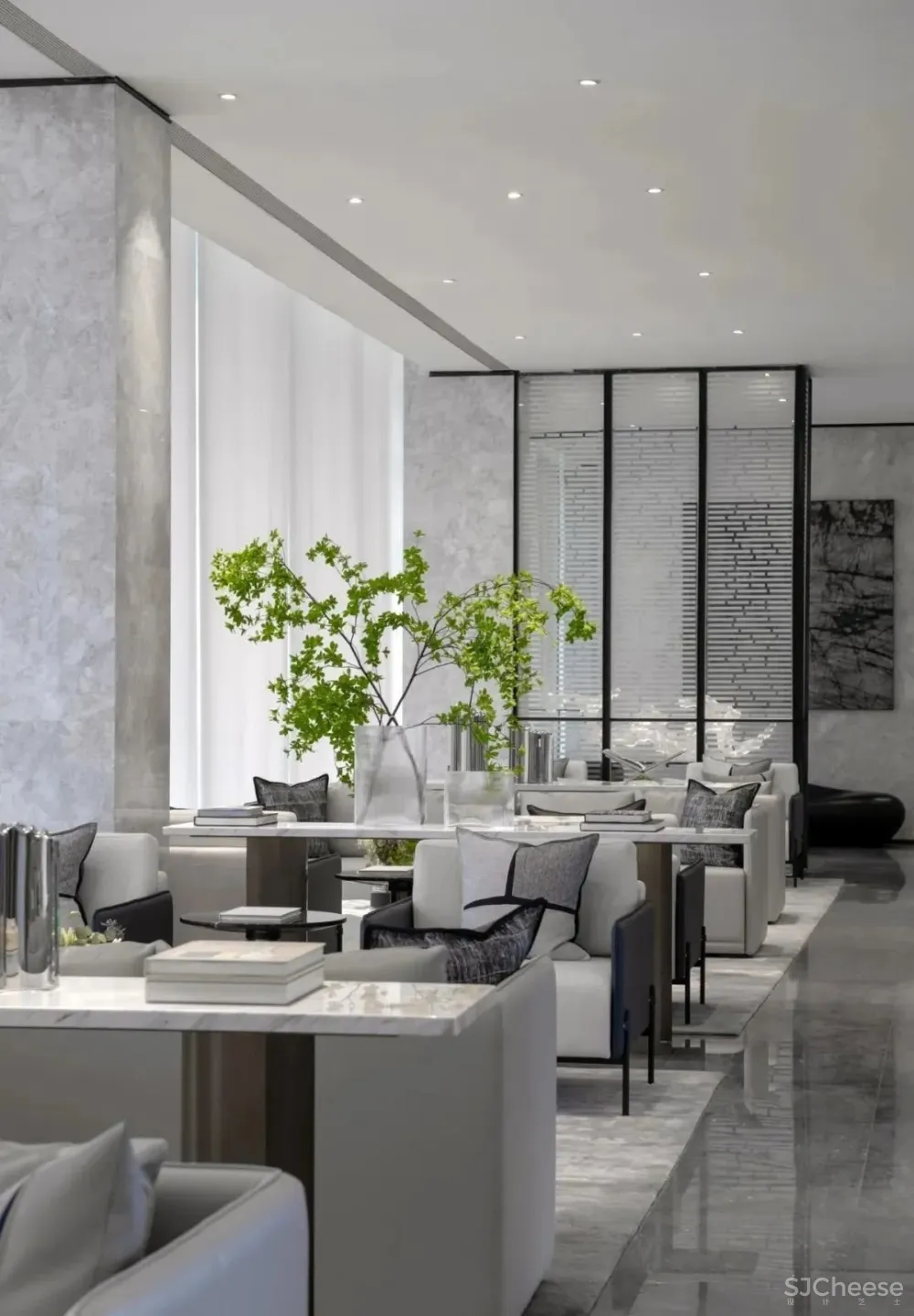 简素平和，光之艺术语境 大伟设计