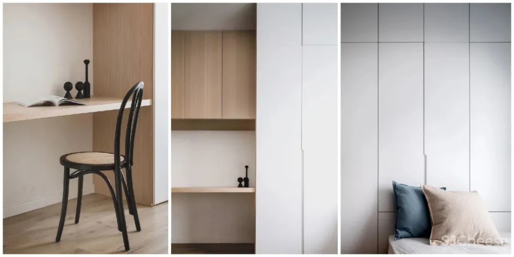 武汉108㎡自然风的家,原木、白墙 通透玻璃,实用不单调