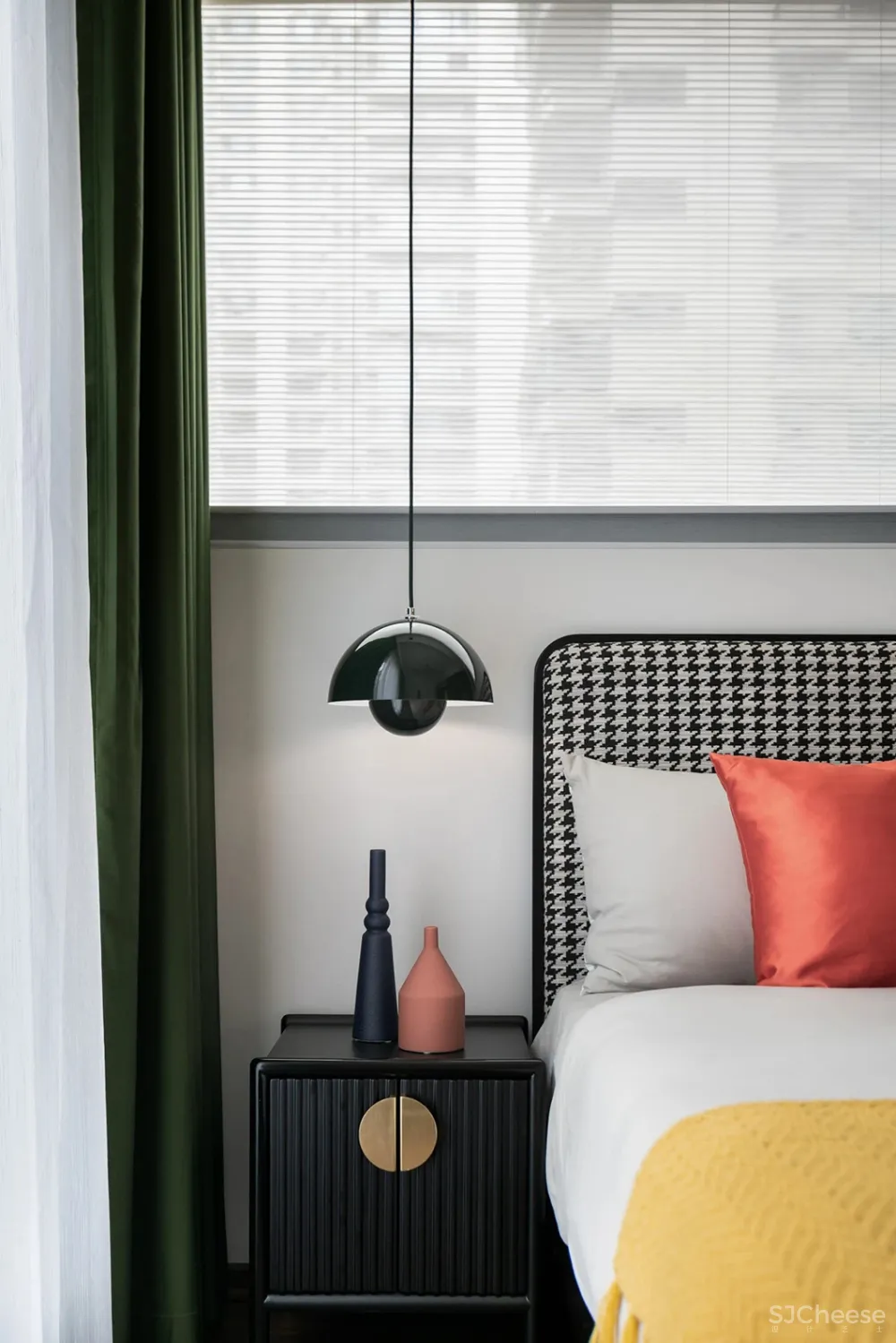 这样的撞色搭配,太美了!