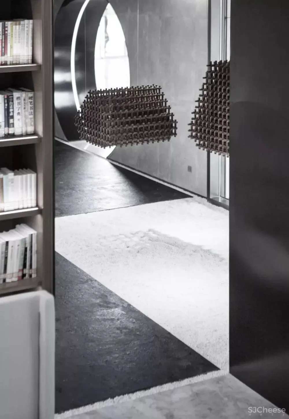 高级灰 新中式,融创广深春风岭南图书馆:以阅读的日常,镌刻一座精神地标