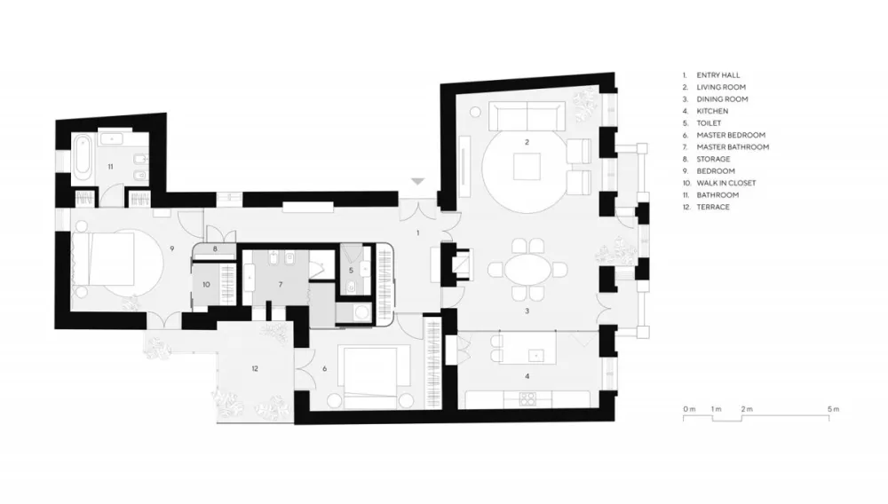 Autori | Apartment O , 优雅知性的极简住宅
