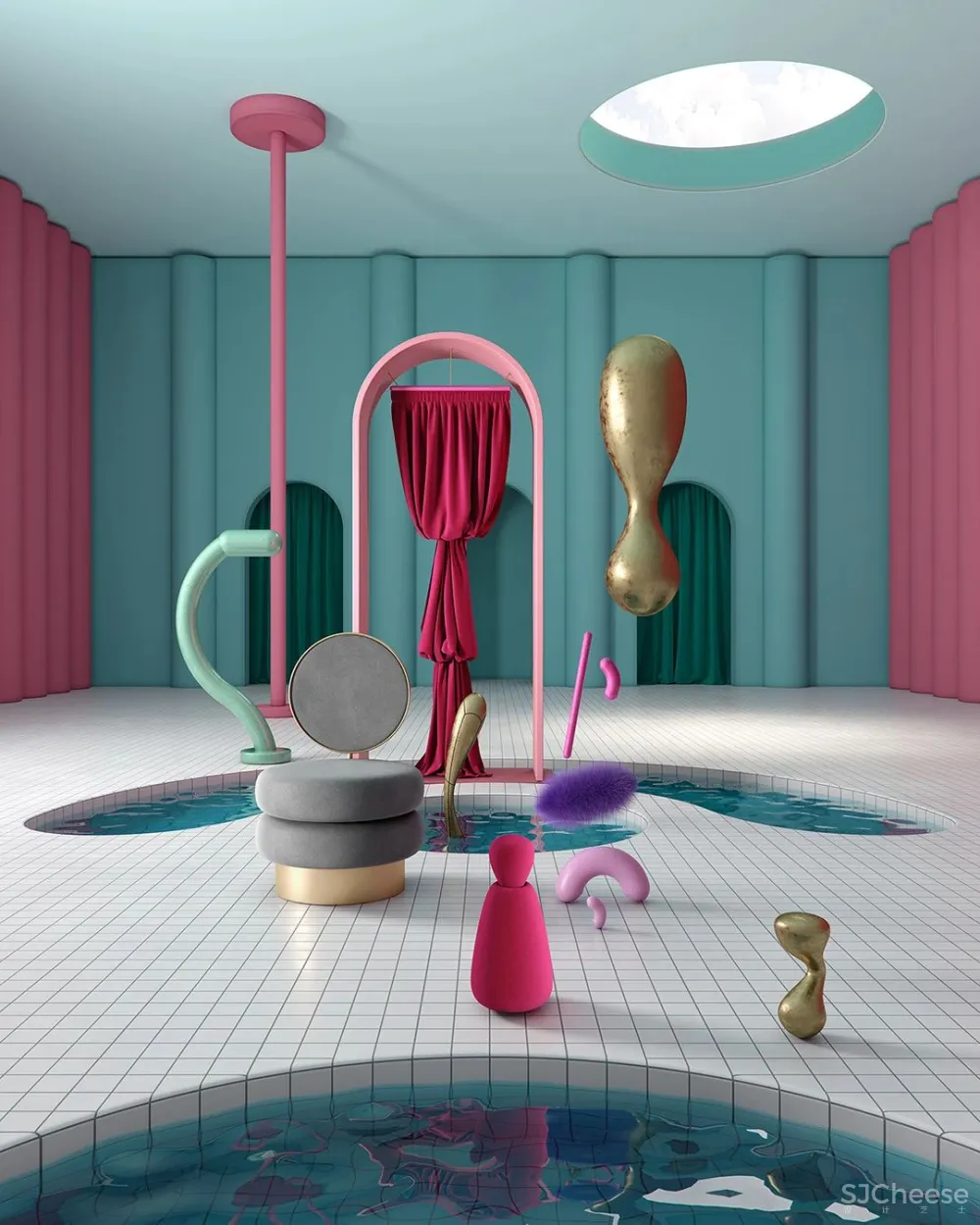 Timur Mitin 爱丽丝的谐波几何美学