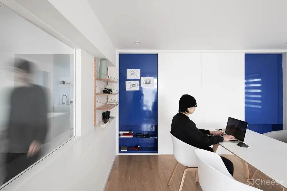 半空间,白色纯粹的家 yan design studio