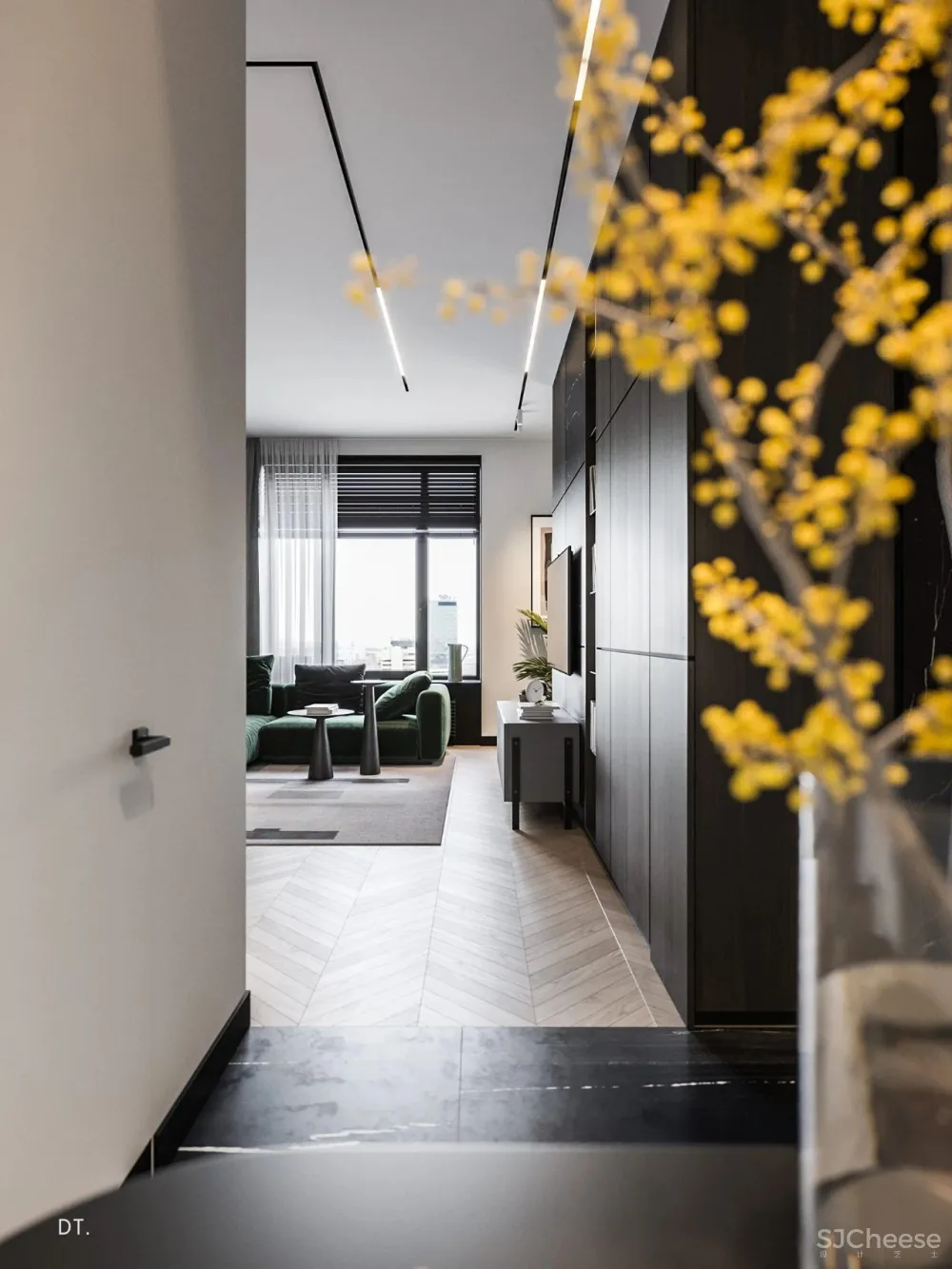 绿色 轻奢,写意悠然清新空间