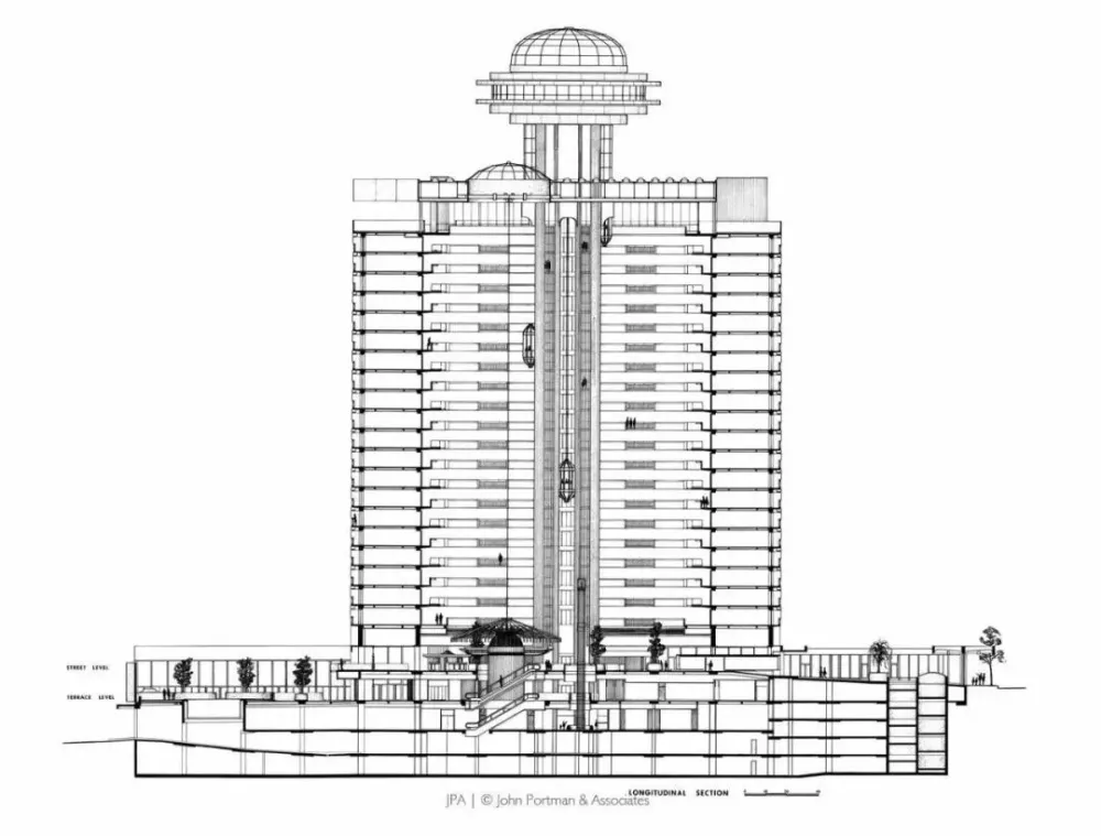 纪念最美“中庭”建筑师-约翰∙波特曼 John Portman