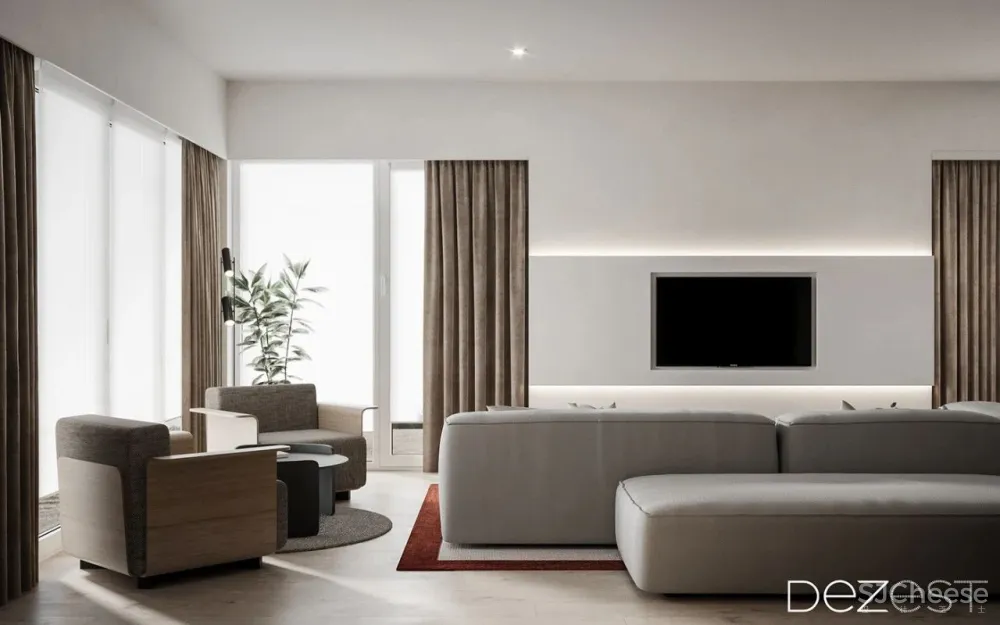 170㎡大都市住宅，大理石 胡桃木，绝对的美学！