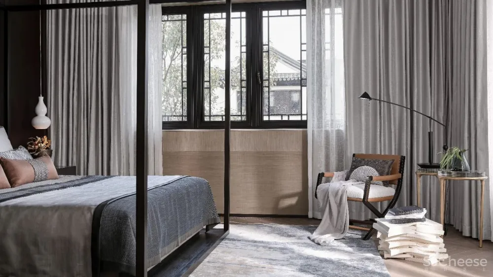 190m² 非凡别墅,温润、朴质的气质美学!