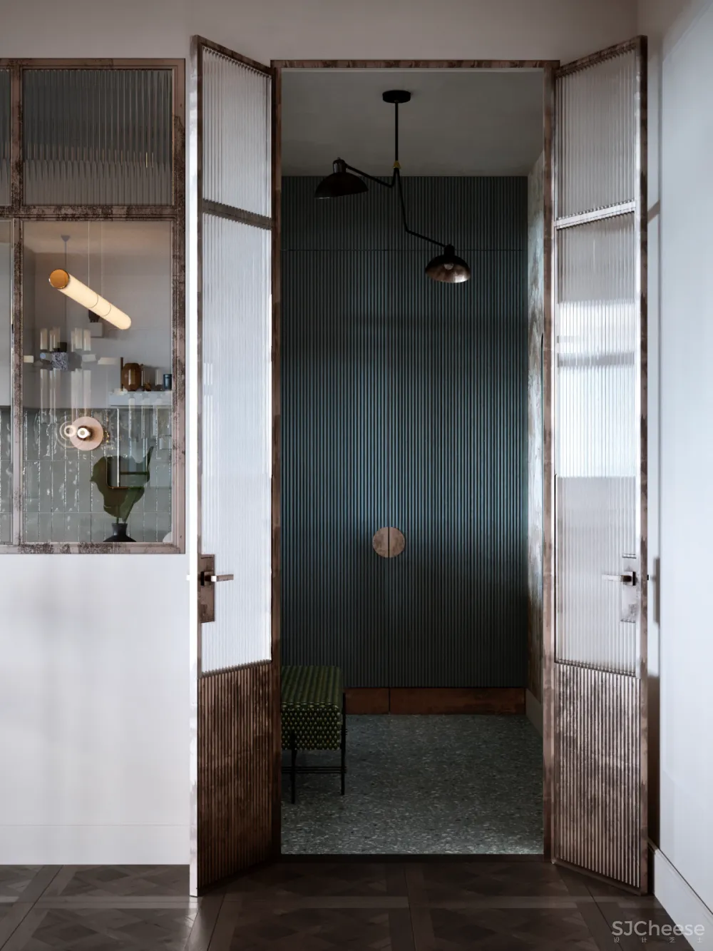 Katarina Rulinskaya | Warsaw Paris , 巴黎质朴气息住宅