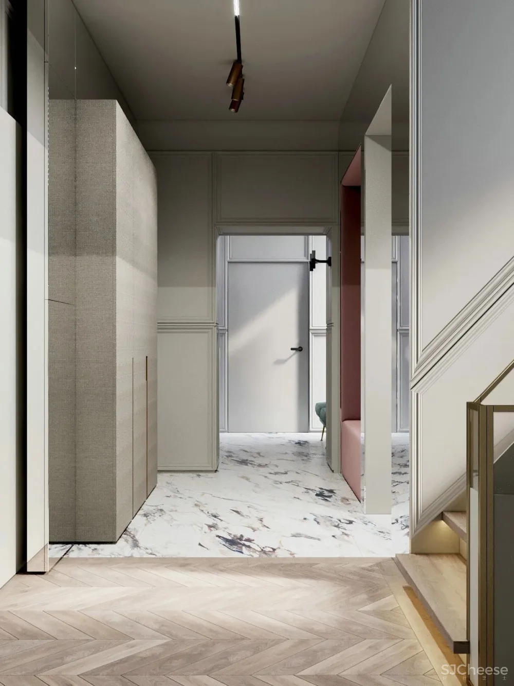 现代简欧住宅，淡雅生活的精致居所！