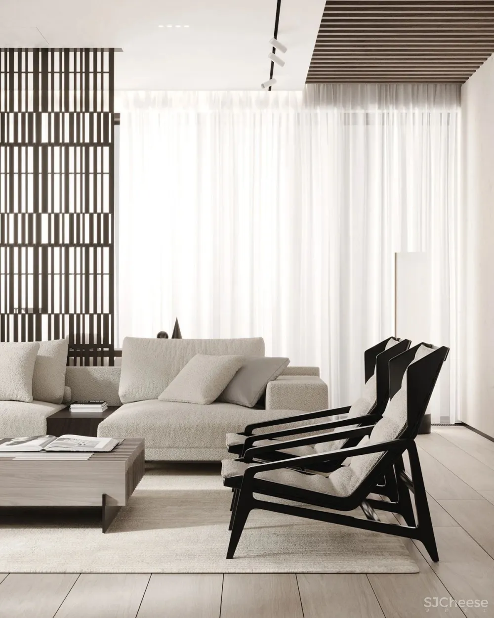 170㎡大都市住宅，大理石 胡桃木，绝对的美学！