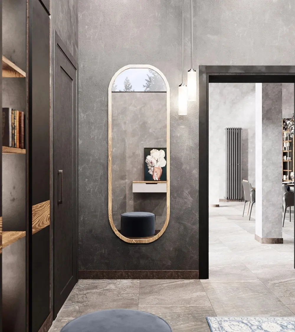 165㎡前卫复古风住宅,刚柔并济,优雅出新高度!