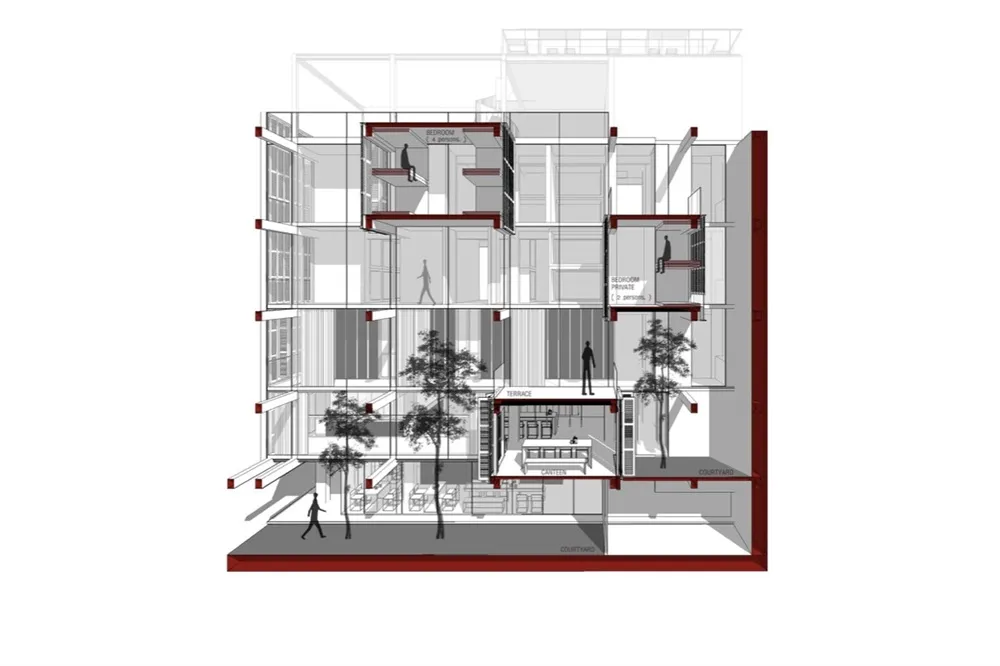 725㎡曼谷Pa Prank酒店改造 IDIN Architects