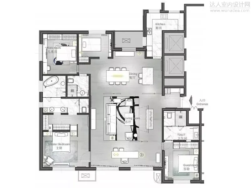 HBA - a 联合设计丨和悦府样板房