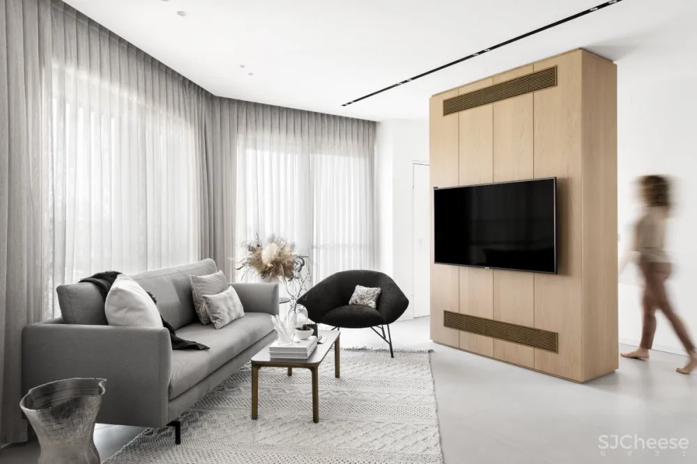 Maya Sheinberger | S Apartment , 极简舒适的现代住宅