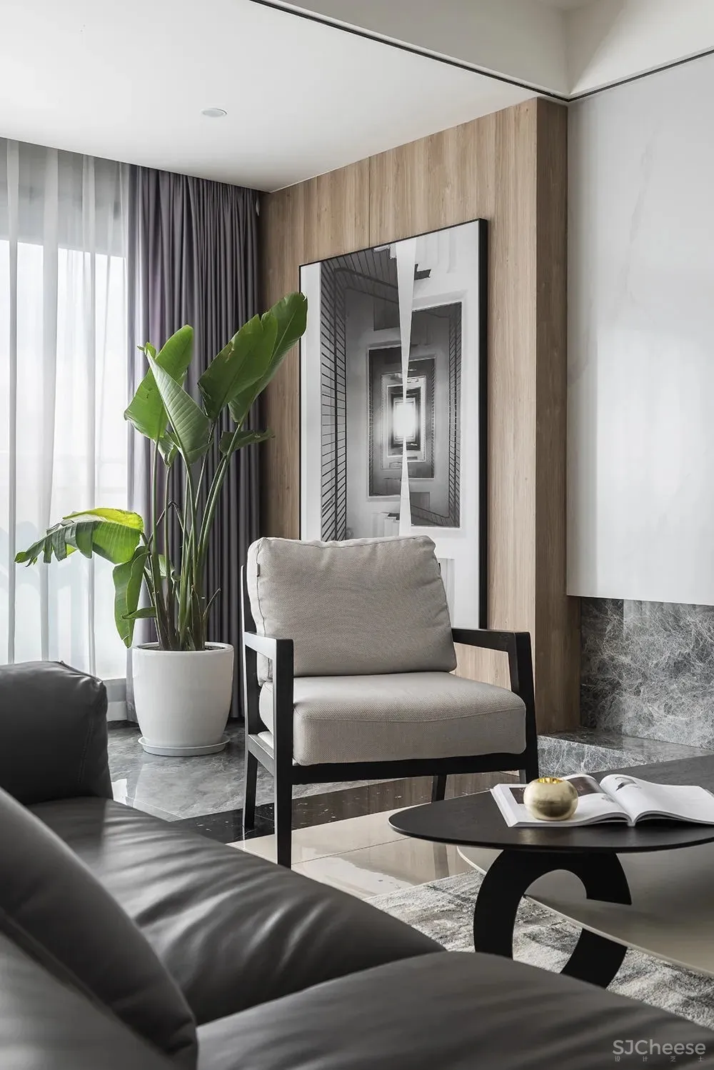 130㎡精装房改造，简约纯净的空间，才是生活的模样 初晨设计