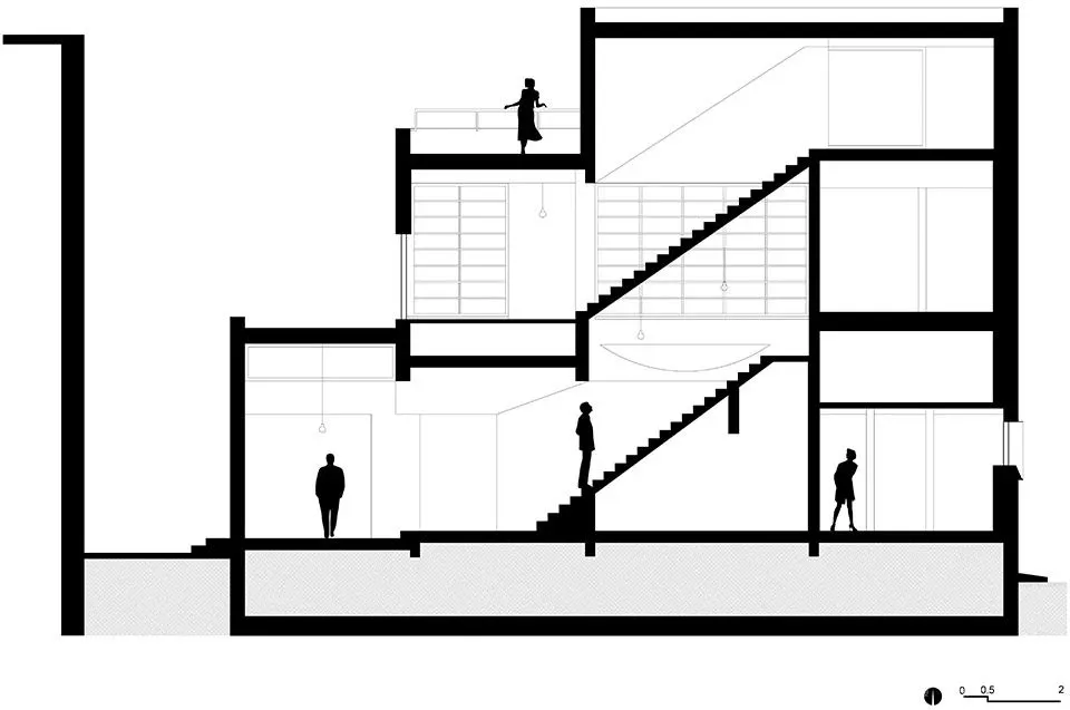 新作 联排住宅的创意改造 缝中之家,北京 察社办公室