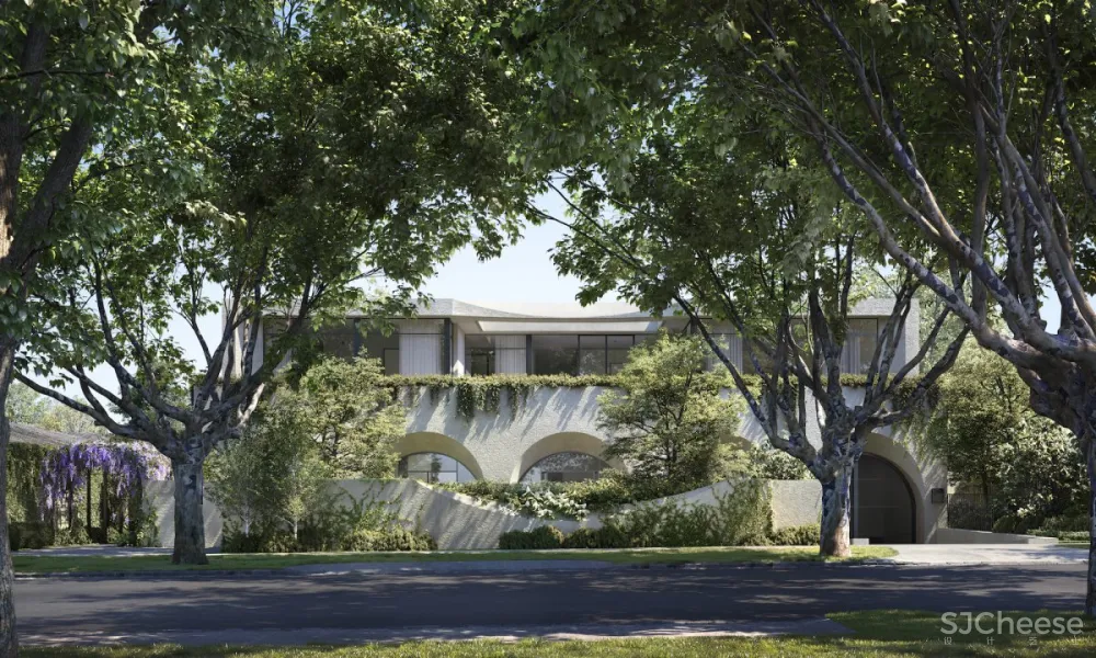 Jolson Architecture | Huntingtower Road , 自然主义的极简别墅