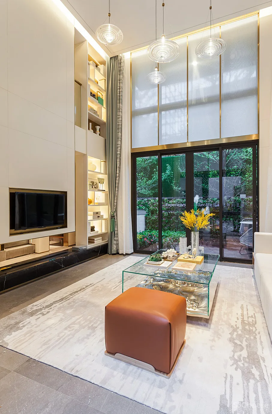 300㎡超美新中式：茶色悠然，新派雅趣！